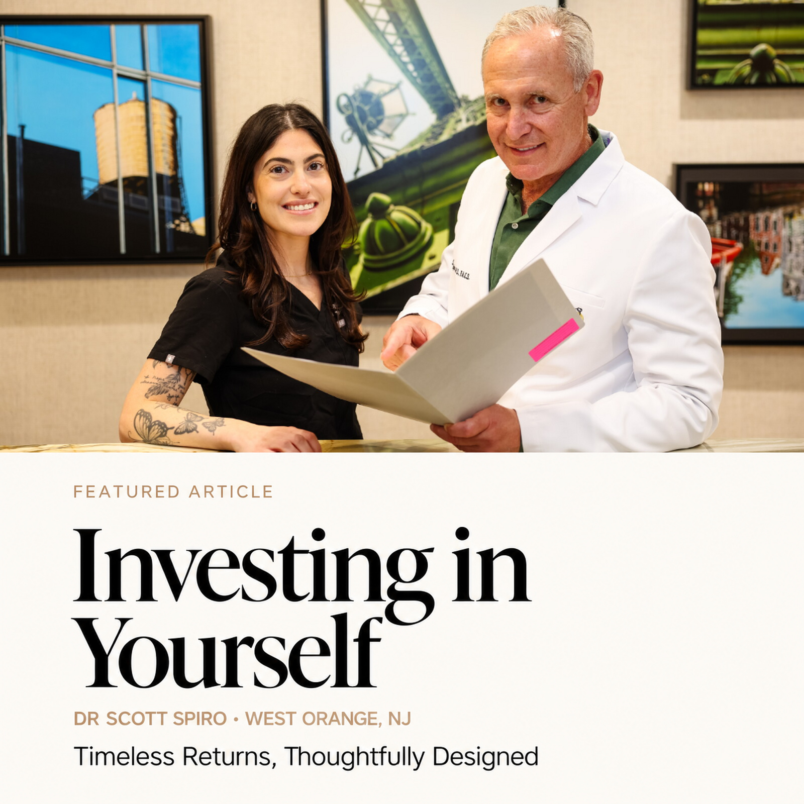 Investing in Yourself City Lifestyle feature about Dr. Scott Spiro’s customized High SMAS deep plane facelift and neck lift